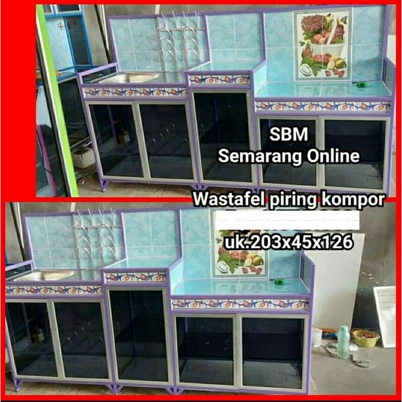 Sbmsemarang - RAK PIRING WASTAFEL+KOMPOR (HANYA SEMARANG)