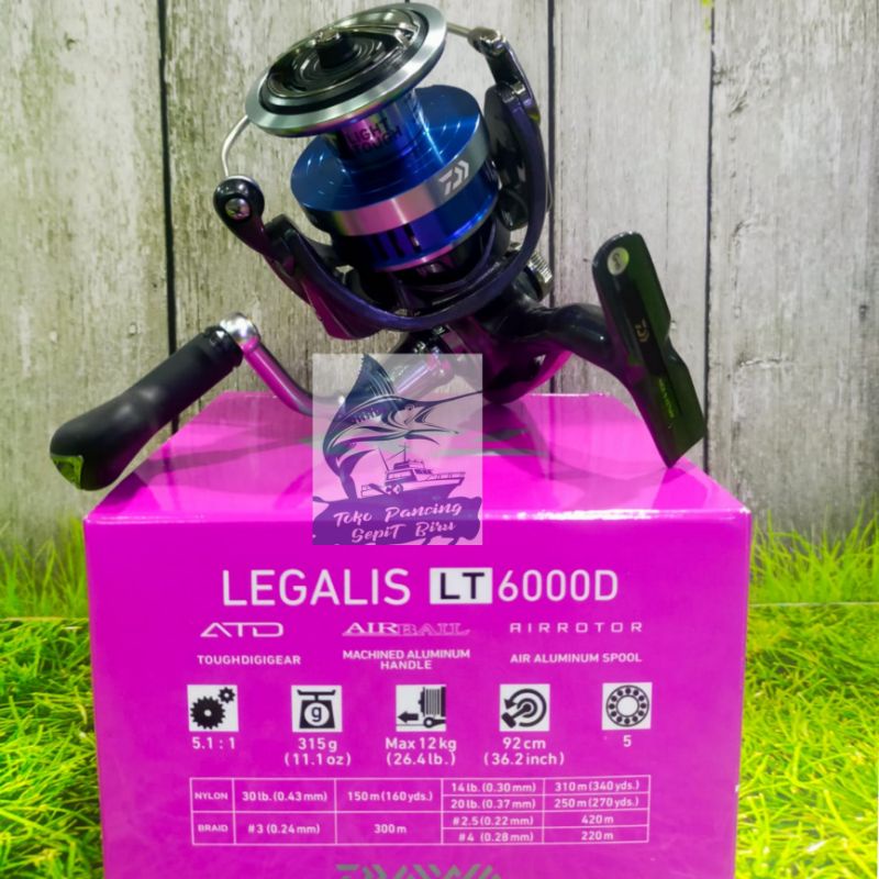 Reel DAIWA LEGALIS LT 6000D NEW 2020