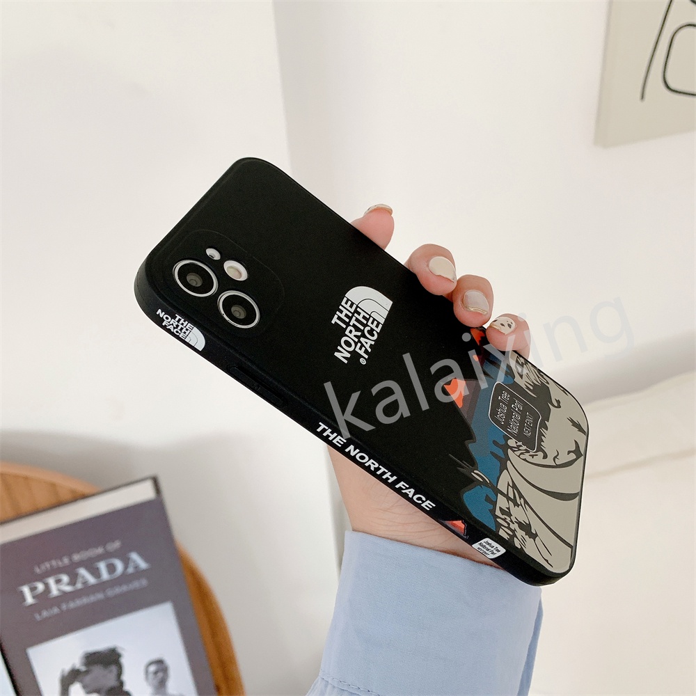 Case Pola Tepi Kotak Untuk iPhone 13 Pro Max 13 mini 12 ProMax 11 Pro Xs Max 7Plus 8Plus