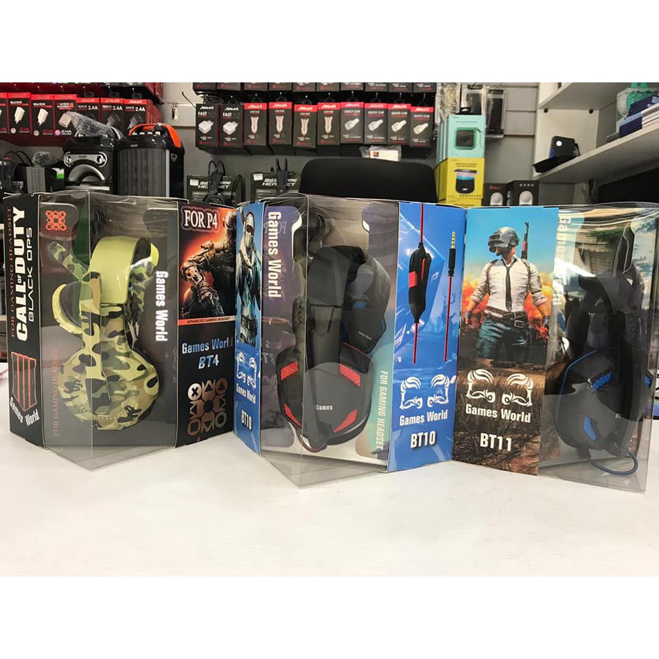 Headphone voice games pubg headphone jumbo BT11  Headset Super Bass