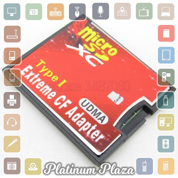 Extreme Micro SD Card to CF Adapter Converter`6ED58T-