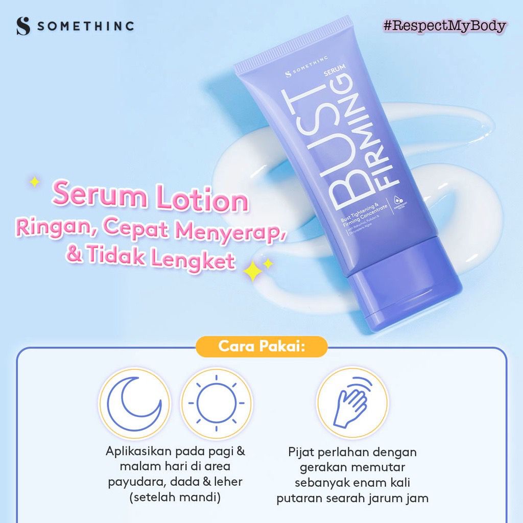 BPOM SOMETHINC BUST Firming Serum Breast Cream Krim Pengencang Pembesar Payudara