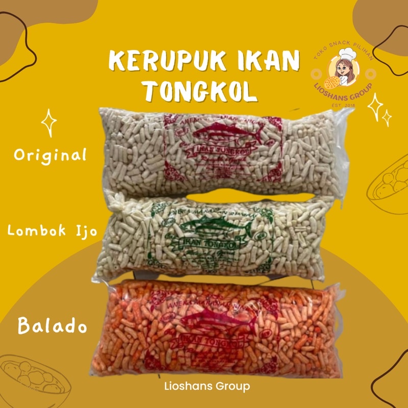 

KERUPUK IKAN TONGKOL ASLI 1KG CAP “IKAN TONGKOL”