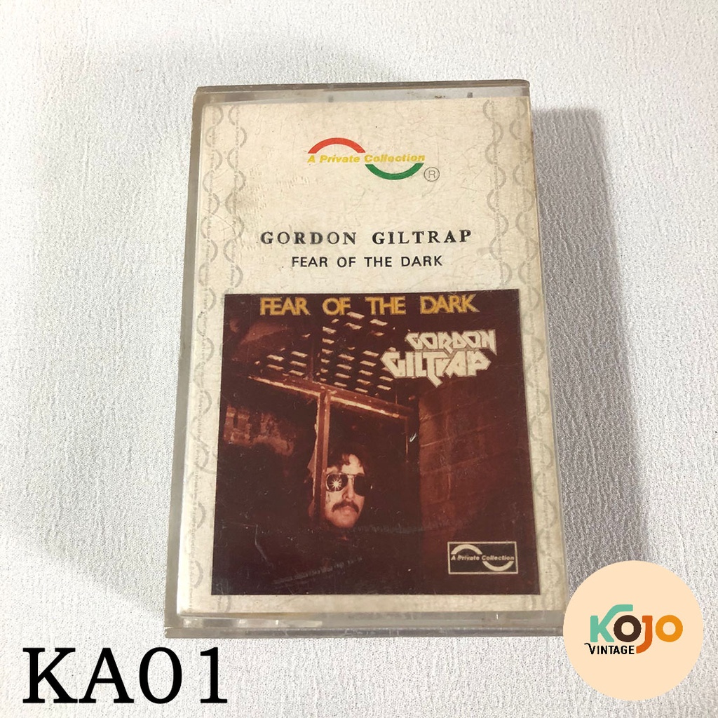 Kaset Pita Jadul 70S Gordon Giltrap (Fear Of The Dark) A Private Collection Tahun 80-an