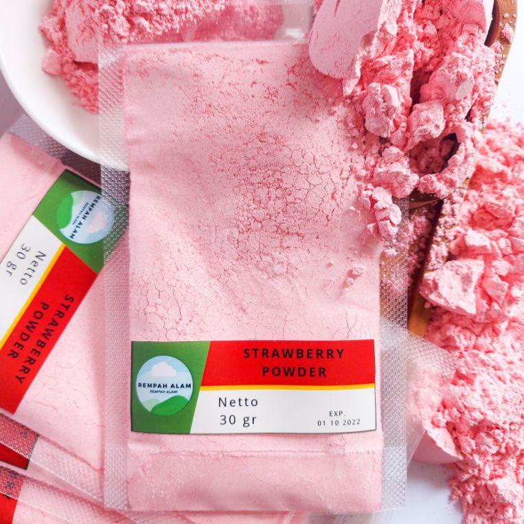 

0N7CK7344 30gr~100gr Strawberry Powder by REMPAH ALAM 100%MURNI