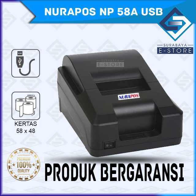 Printer kasir NURAPOS NP58A | Mini Printer | Printer Thermal NP-58A