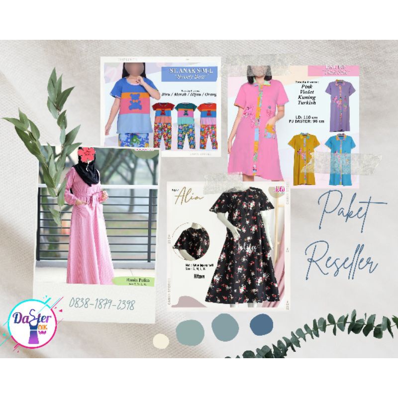 Paket Reseller Daster Unik/Paket Daster