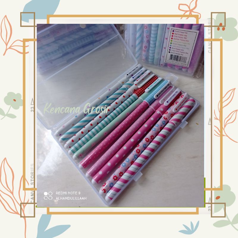 

Pulpen Gel Lucu Warna Warni / Pen Marble