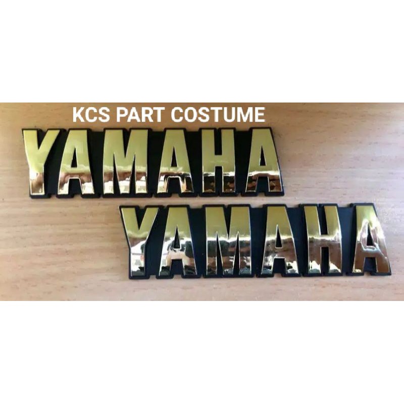 Emblem tangki yamaha RX KING-Sepasang logo tangki RX KING