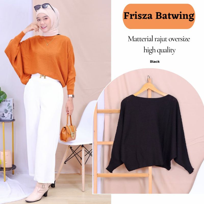 BAJU RAJUT BATWING // ATASAN WANITA MODEL KELELAWAR // ATASAN WANITA