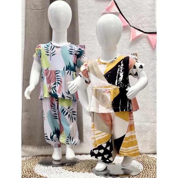 Setelan rayon anak || Bella Play Set