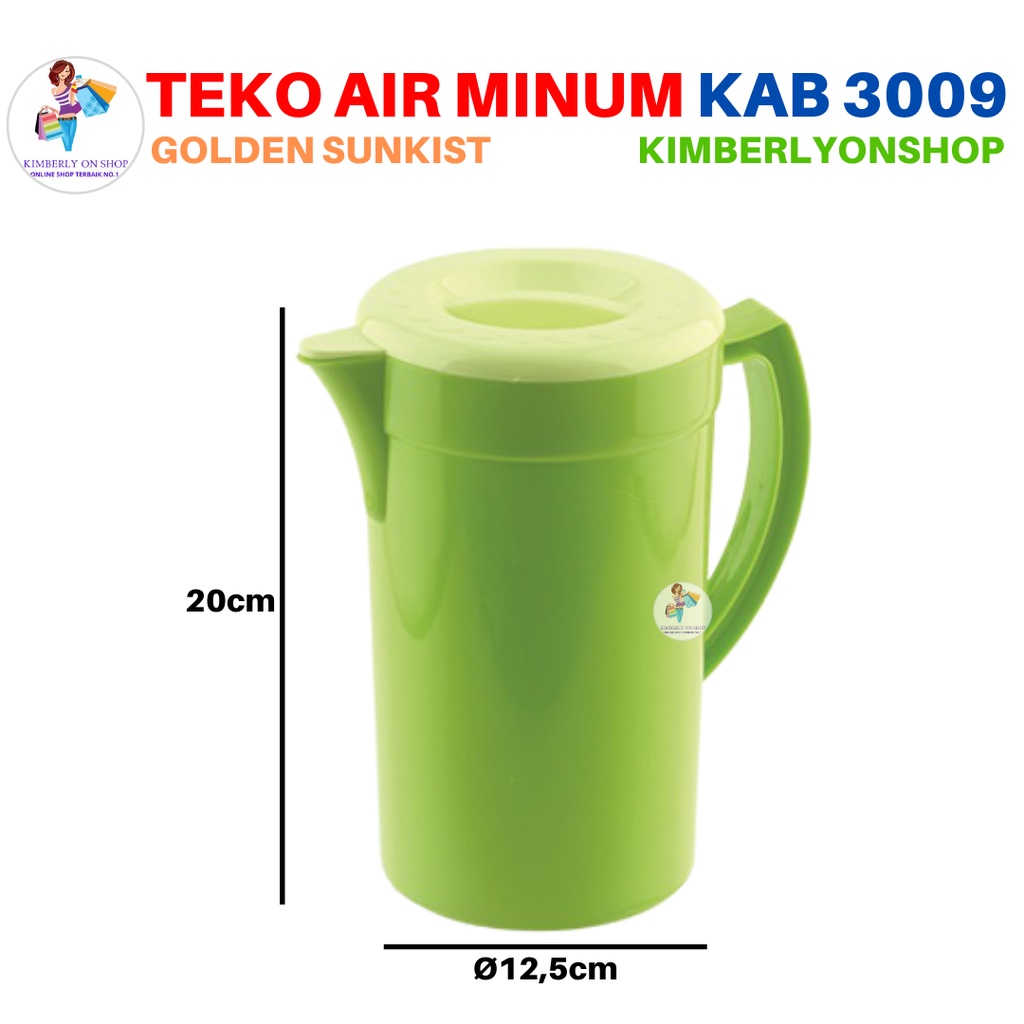 Teko Eskan Air Minum Tempat Air Minum KAB 3009 Golden Sunkist