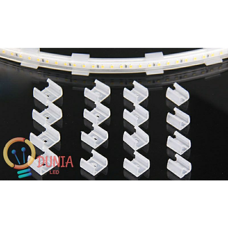 Bracket Klem Neon Flex / Klem Led Strip 2835/3528/5050