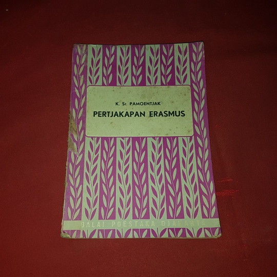 Pertjakapan Erasmus - K.St. Pamoentjak