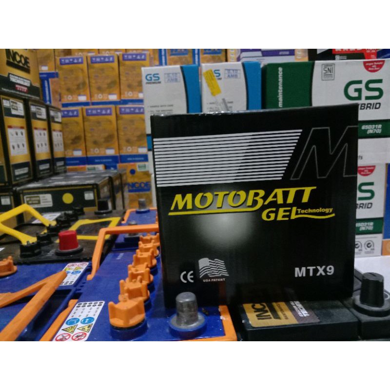 Aki motor-accu motor motobatt mtx9