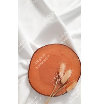 KAIN BACKGROUND foto tebal tidak menerawang putih tulang  photo properti alas fotografi backdrop 3O8