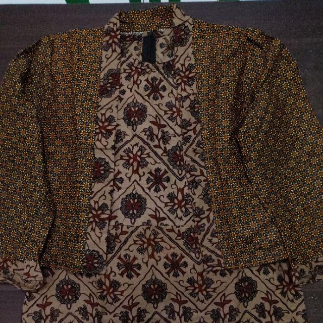Batik Gamis Bolero Genes