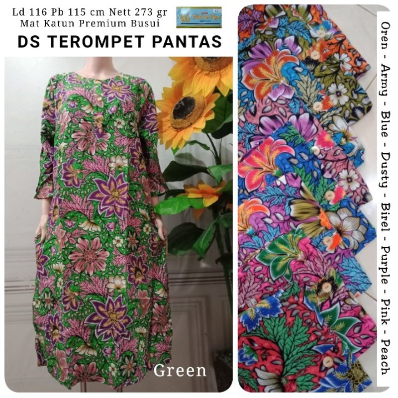 Daster Kencana Ungu Label Biru KUB DS 19 Asli Original Kencono Wungu Label Biru Busui Saku