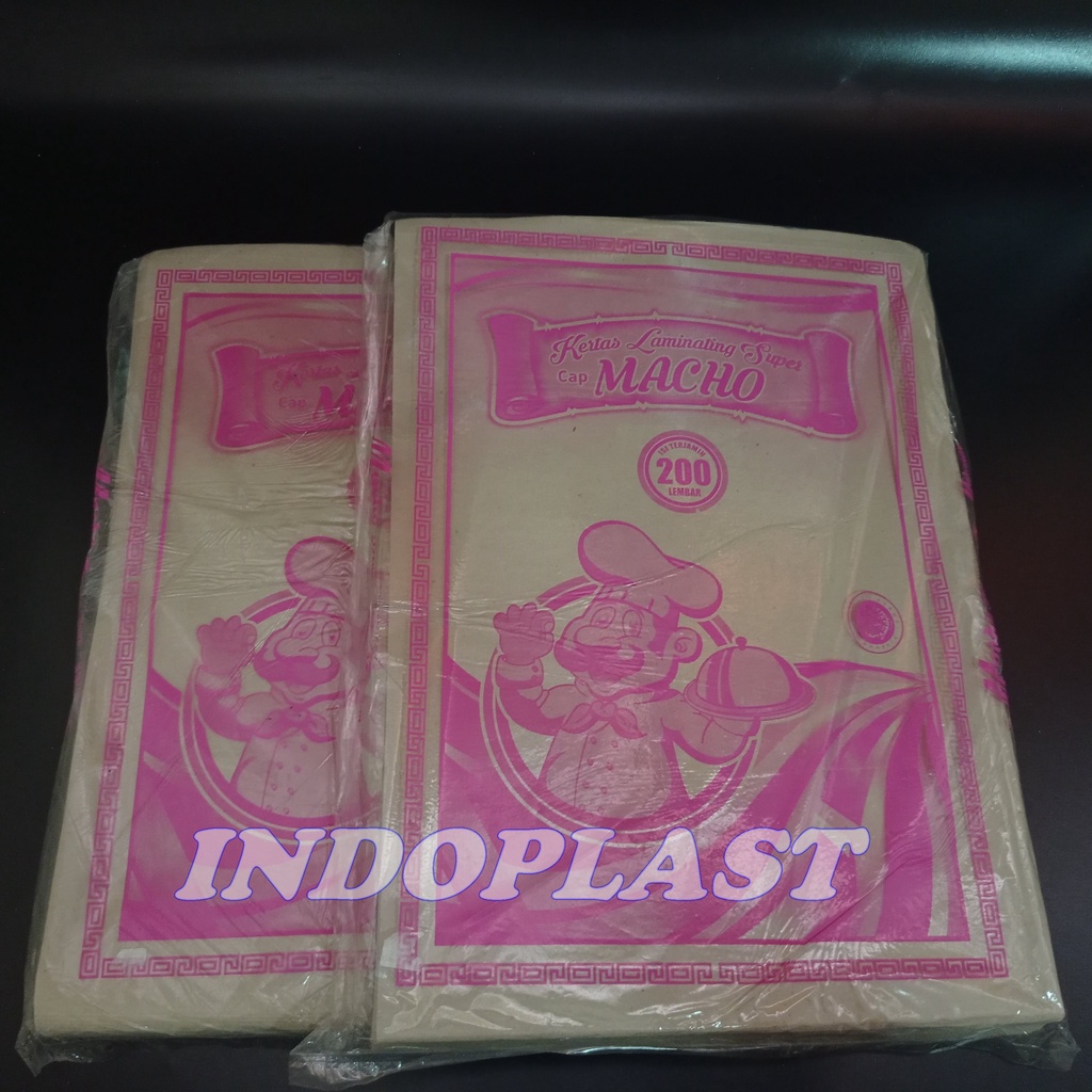 Kertas Bungkus/Kertas Nasi Macho Pink Isi 200 lbr