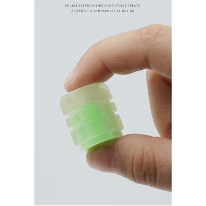 Tutup Pentil Nyala Sepeda Motor &amp; Mobil Glow In The Dark LUMINOUS Neon