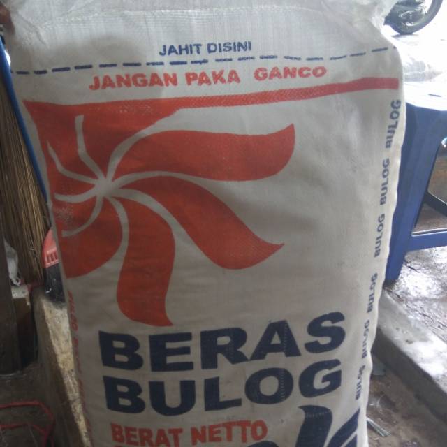 Karung bekas beras bulog 50kg tebal