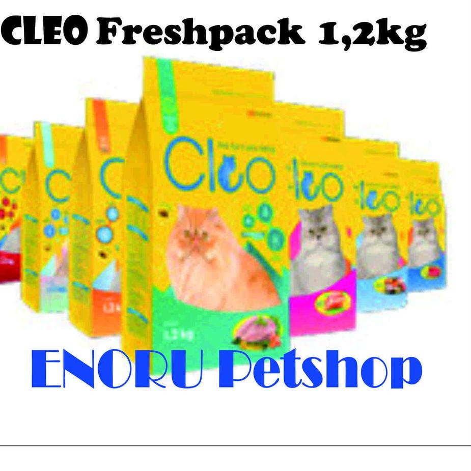 Paling Dicari|LR40|Makanan Kucing Cleo 1,2Kg FRESHPACK / Cleo Kitten 1,2Kg FRESHPACK / Cleo Adult 1.