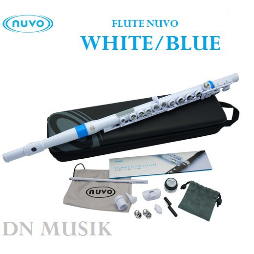 FLUTE NUVO ORIGINAL PRODUK IMPORT ( WHITE BLUE )