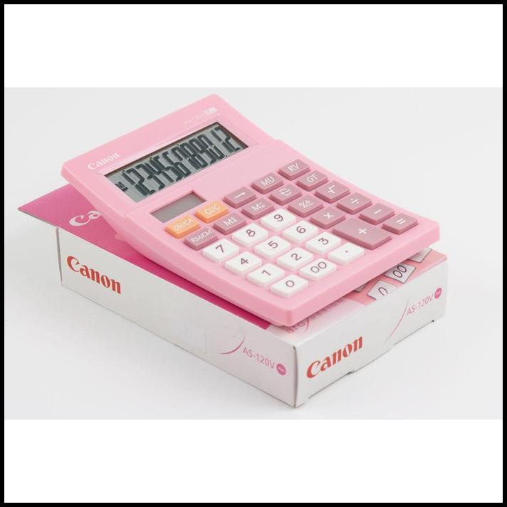 

Calculator Canon As 120V Pink Kalkulator Meja