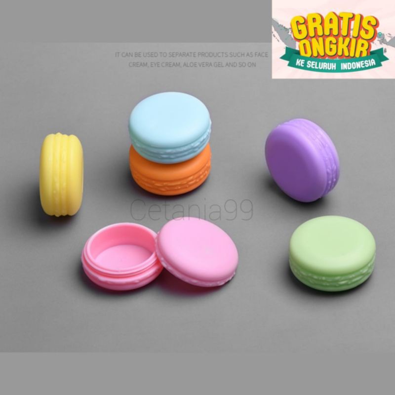 Jar Bentuk Macaroon Pot Cream 10gr