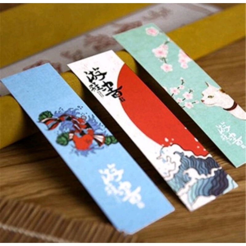 pembatas buku bookmark edisi japan pictures cute bookmark