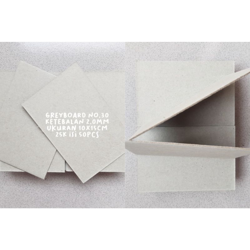 READYSTOCK GREYBOARD NO.30 ISI 50PCS