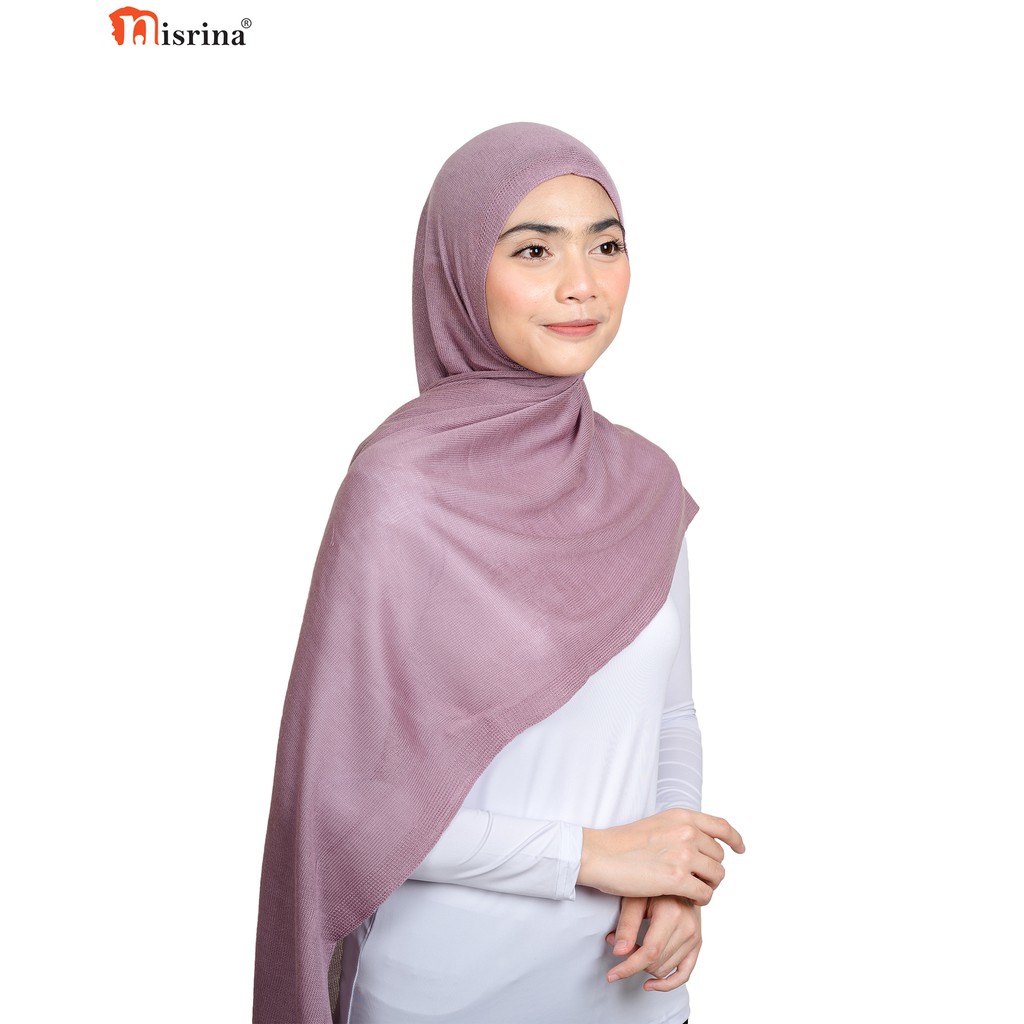 Nisrina Fashion Muslim Pashmina Instan Rajut Polos-2