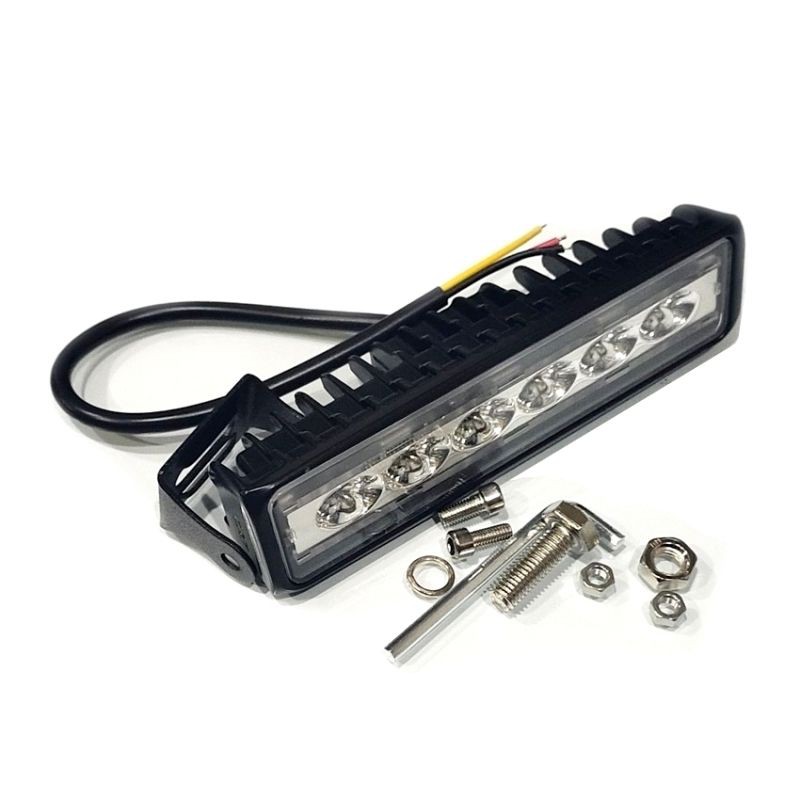 lampu tembak 4129 flash biru merah cr7