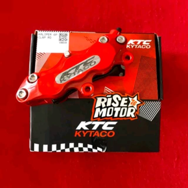 Kaliper KTC Kytaco 6 Piston Merah