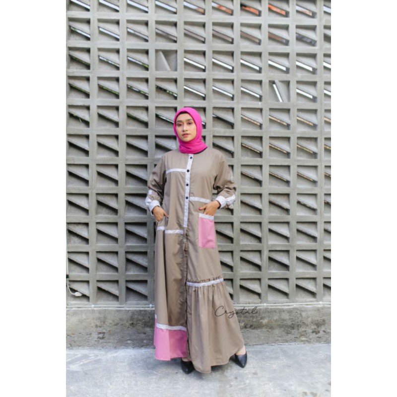 gamis toyobo replika ninos esme tuneeca terbaru murah meriah sisa hitam jgn tnykn yg lain