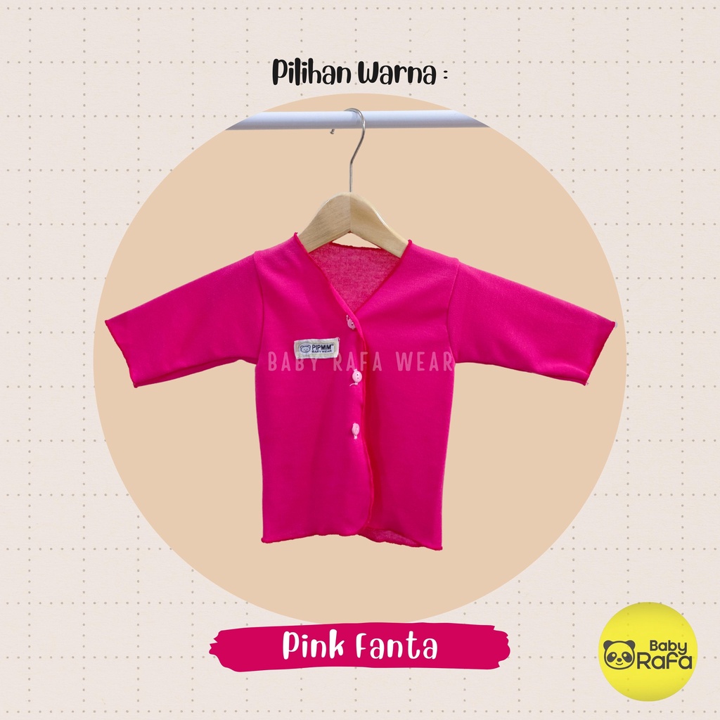 Baju Bayi Tangan Panjang BABY GIRLS Size 0 - 3 Bulan merk SNI PIP MIM - PINK SERIES-2