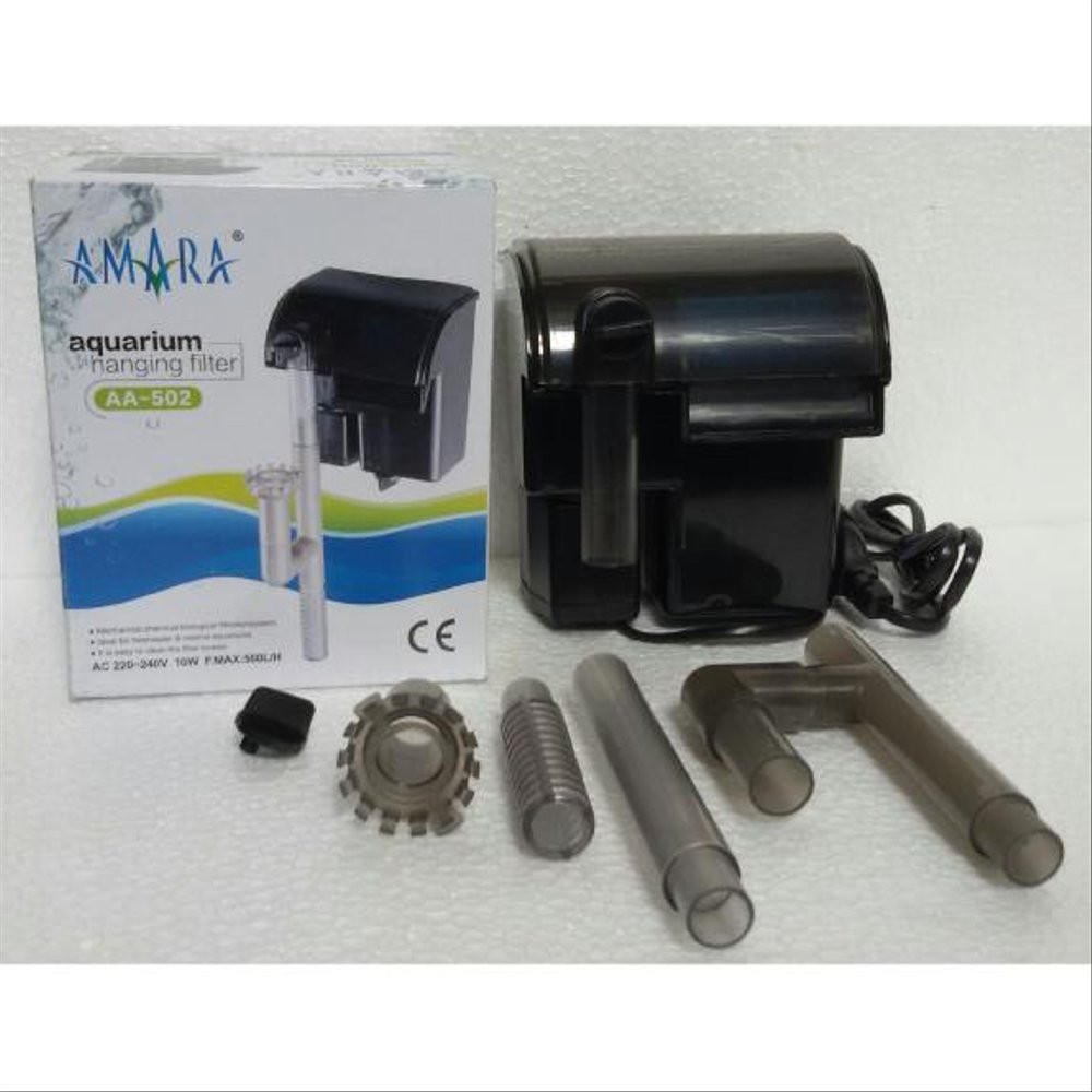 Hanging Filter Gantung Hang on Aquarium Aquascape Amara AA 502 Murah / FILTER GANTUNG AMARA AA 502