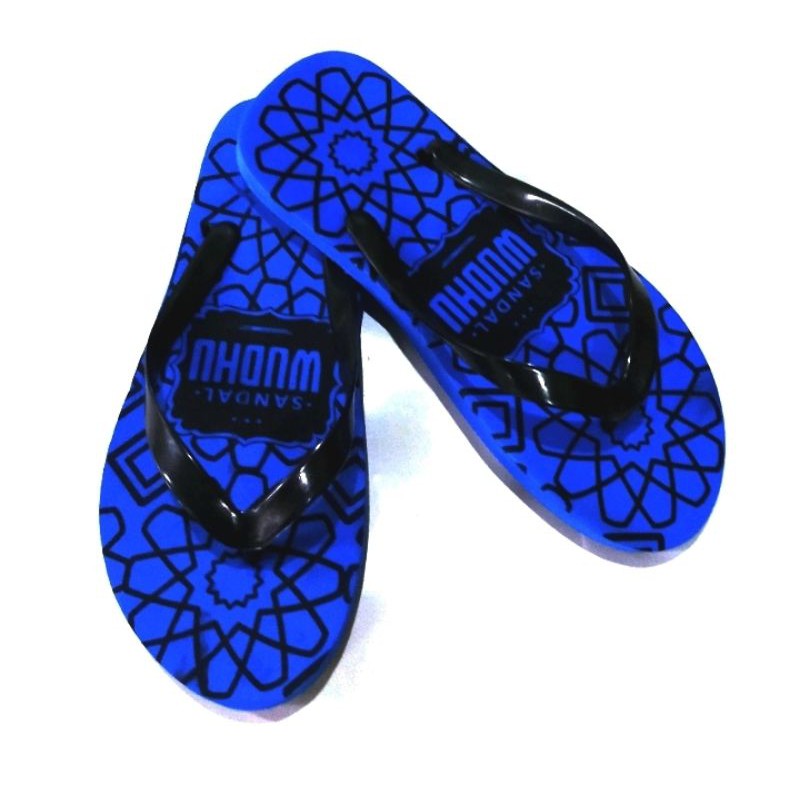 SANDAL JEPIT PRIA MOTIF WUDHU BINTANG