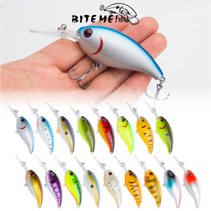 10cm/13.6g Umpan Mancing CrankBait Umpan Mancing CrankSet Umpan Pancing Buatan Minnow Lure Top Water Lure Alat Pancing Umpan Pancing relix nusantara Alat Pancing Murah Umpan Ikan Kail Pancing