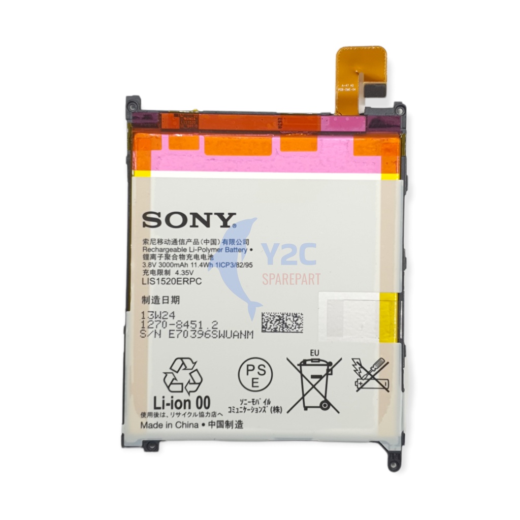 BATERAI SONY XPERIA Z ULTRA / XL39 LIS1520ERPC ORIGINAL OEM