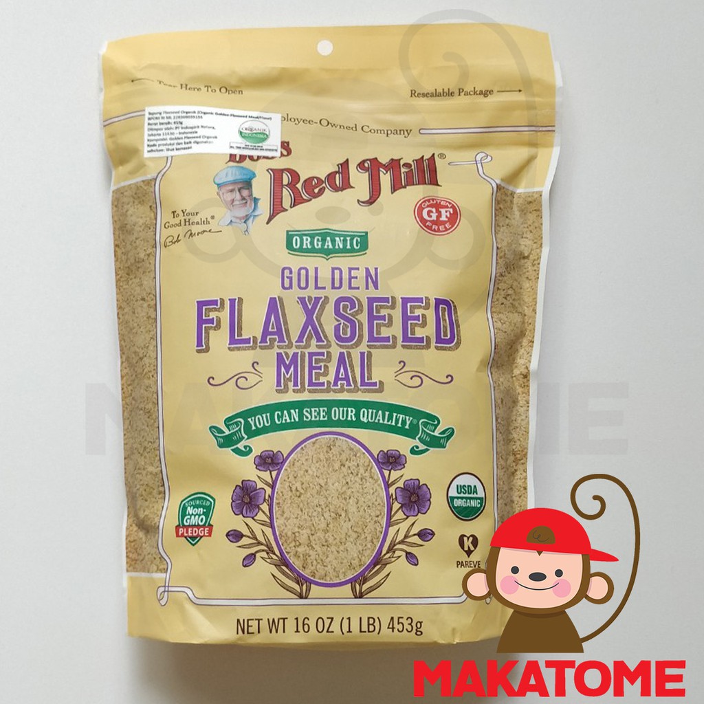 

Bobs Red Mill ORGANIC Golden Flaxseed MEAL 16 OZ 1 lb 453 gr flax seed bob s 453gr 16oz 1lb