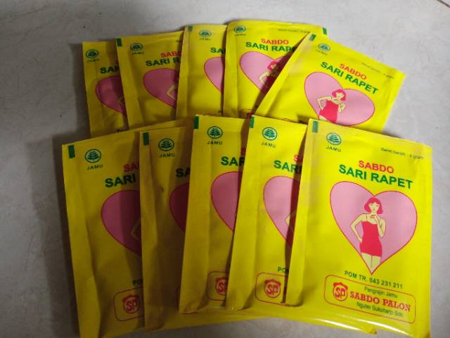1 sachet jamu Sari rapat