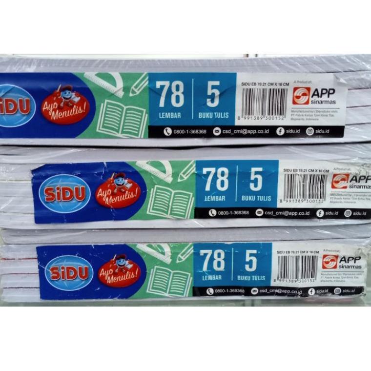 

(P2N9).. BUKU TULIS SIDU ISI 78 LEMBAR //Super@cepat