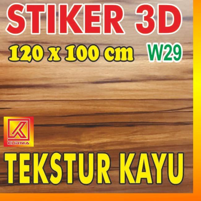 

Stiker motif / Sticker tekstur kayu W29 (120x100 cm)
