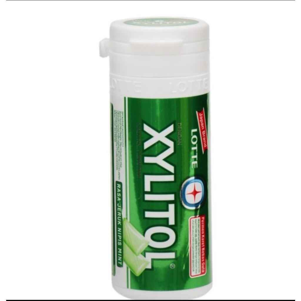 Lotte Xylitol Jeruk Nipis Mint 27.5gr