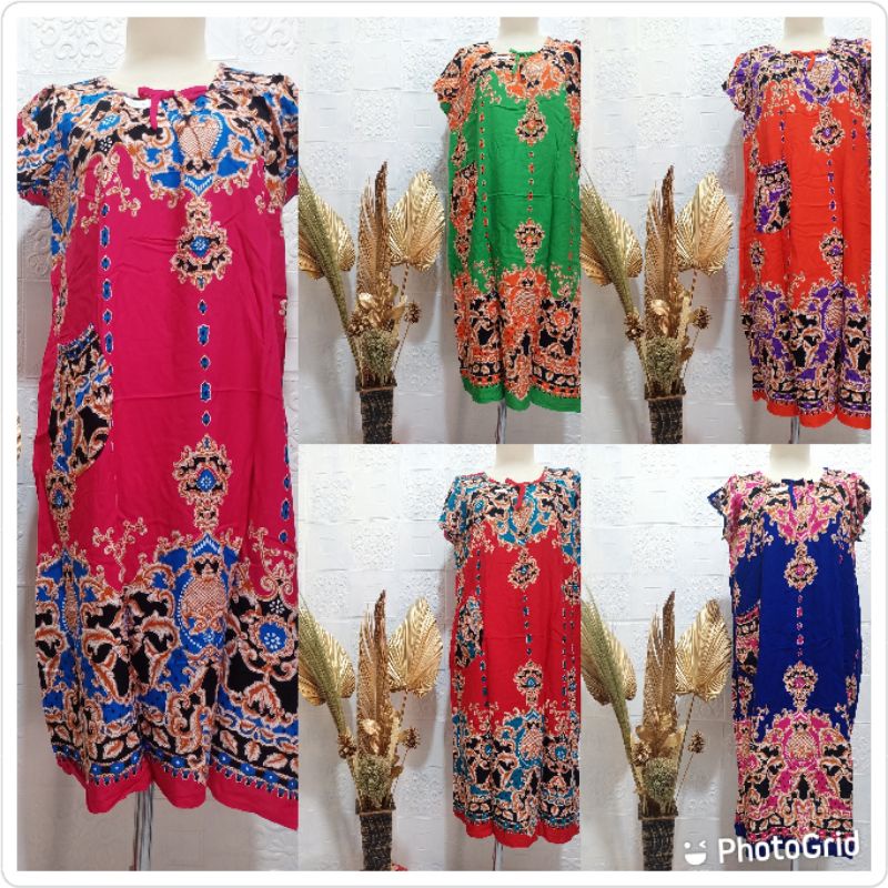 DASTER GAJAH PUTIH BATIK 0026||DASTER PENDEK