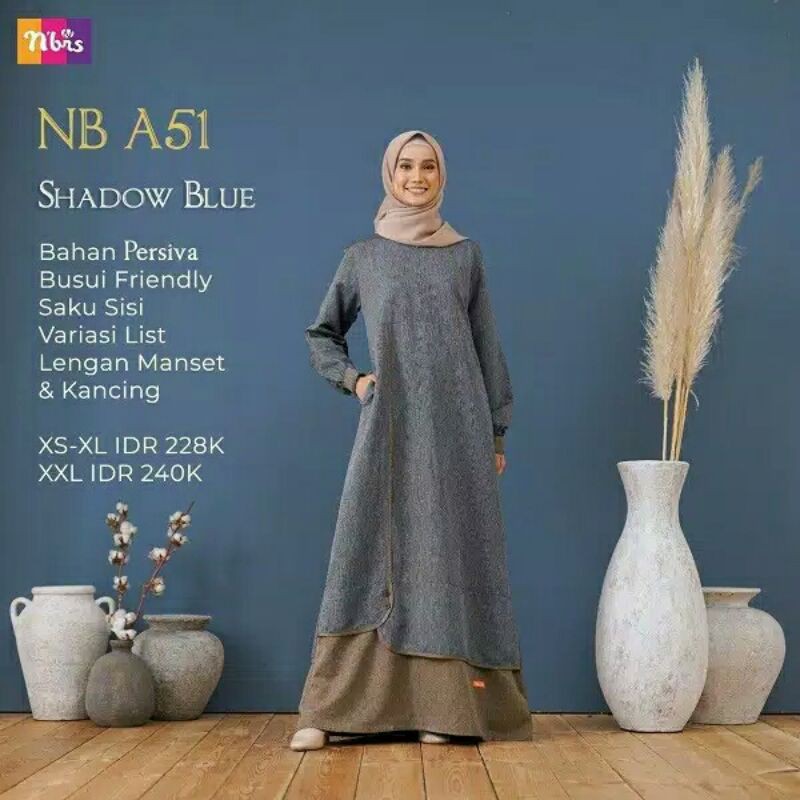 Nibras gamis terbaru 2020(NBA51)