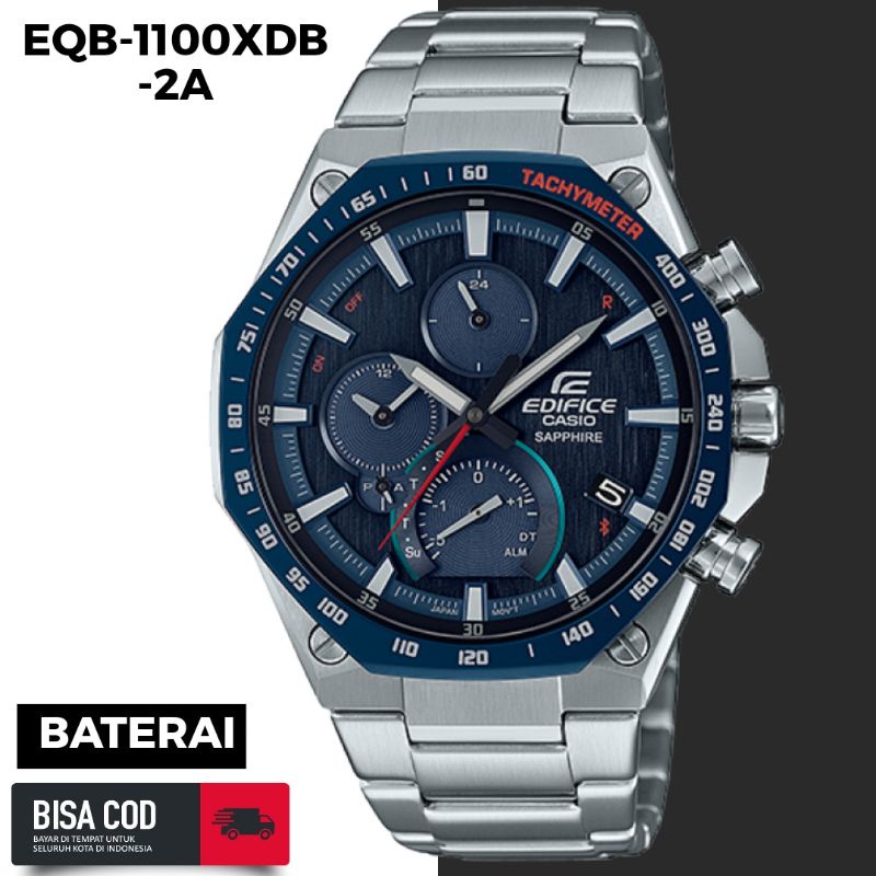 Jam Tangan Pria Merk Edifice ANALOG Tipe : EQB-1100XDB-2A