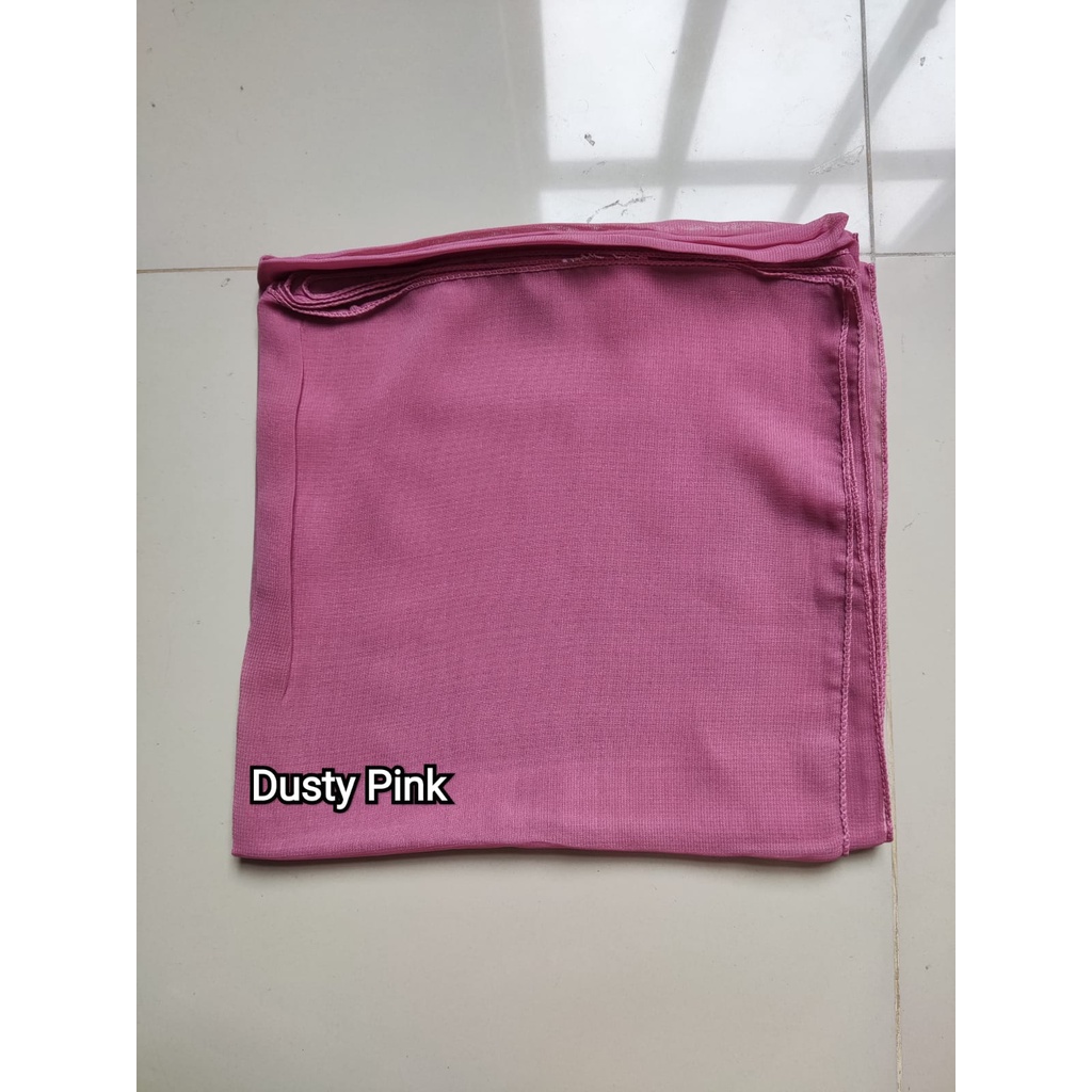 GF Medan - BELLA SQUARE TERMURAH - Jilbab Segi Empat Polycotton - Hijab Segiempat Murah Medan-DUSTY PINK