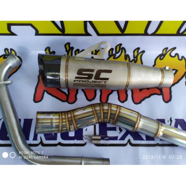 KNALPOT SC PROJECT R15 VIXION CBR FACELIFT CB150